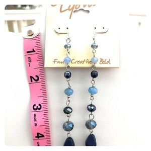 Erica Lyons able Bead Dangle Earrings